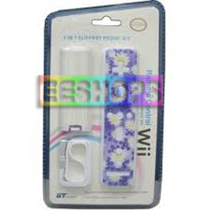 Nintendo Wii 3 in 1 Slippery Proof Kit