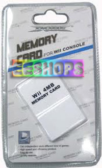 Nintendo Wii 4 MB Memory Card