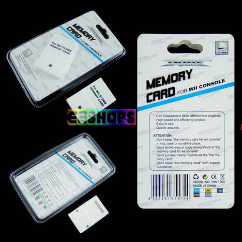 Nintendo Wii 512 MB Memory Card