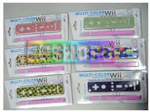 Nintendo Wii Multi-Color Protector Sheet and Stap 10 Color