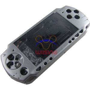 PSP 2000 Housing Shell Case with Button Set (Silver)