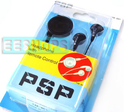 Sony PSP Headphone with Remote Control New In Box