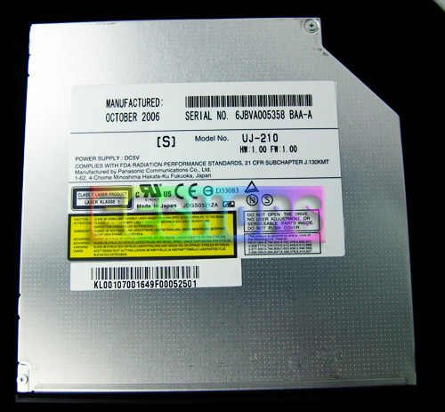 New Panasonic UJ-210 Matshita UJ-210S Blu-ray Burner BD-RE Writer DVD RW IDE 12.7mm Internal Drive