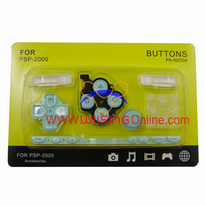 Repair Parts Replacement Buttons for PSP Slim/2000 (Light Green)