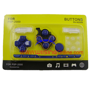 Repair Parts Replacement Buttons for PSP Slim/2000 (Blue)