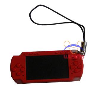 Silicon Decorated pendant-miniature PSP console red colour