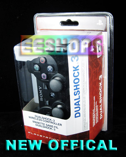 Original Sony PS3 DualShock 3 Sixaxis Wireless Controller Black