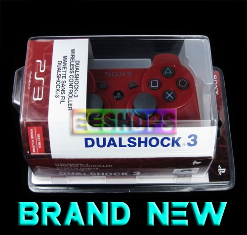 Sony PS3 DualShock 3 Sixaxis Wireless Controller Red