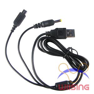 USB 2 in 1 Charging Cable for NDS Lite, PSP