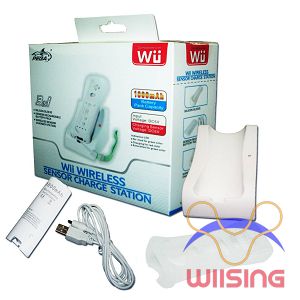 Wii 3 in 1 Wireless Sensor Charge Station