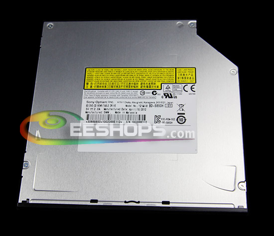 New SONY BD-5850H 6X 3D Blu-Ray Burner 4X BD XL DL Writer BD-RE 12.7mm Slot-in Internal DVD RW SATA Drive With Bezel