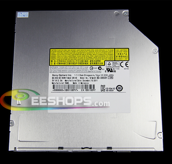 New SONY BD-5850H 6X 3D Blu-Ray Burner 4X BDXL Writer BD-RE 12.7mm Slot-in Internal DVD RW SATA Drive