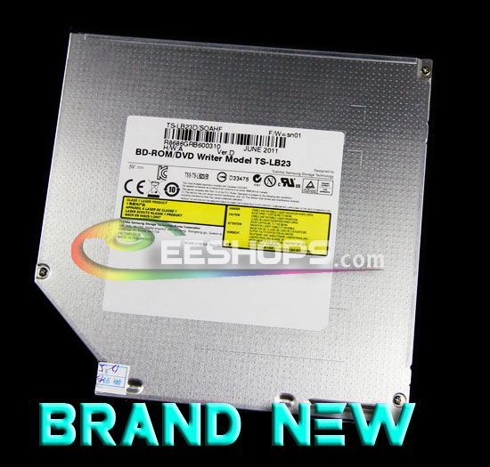 SAMSUNG Toshiba TS-LB23 LB23D Blu-ray Player BD-ROM Combo DVD Burner Tray-loading Laptop Internal DVD RW SATA Drive 