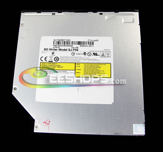 Toshiba Samsung SJ-F04 6X Blu-ray Burner Writer Multi DVD RW 12.7mm Slim Internal Slot-in SATA Drive