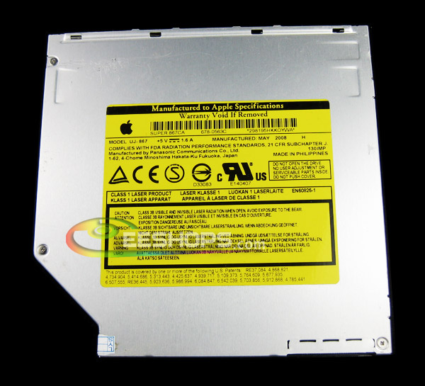 MacBook Pro Superdrive UJ-867 DVD±RW Burner 13