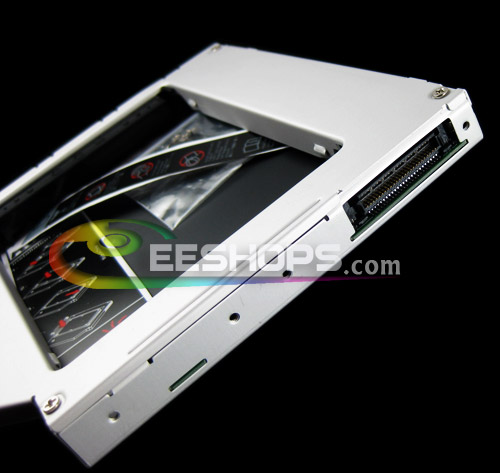 Laptop   Second 2nd 2.5" Hard Drive Enclosure Case IDE HDD Caddy 12.7mm DVD   Replace