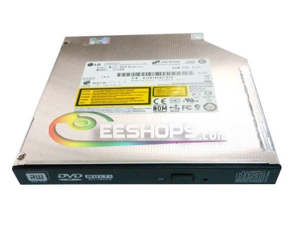 NEW HL 8X DVD RW CD-R D9 RAM DL Multi Burner Writer Tray Slim SATA Internal Drive GT40N GSA-T40N