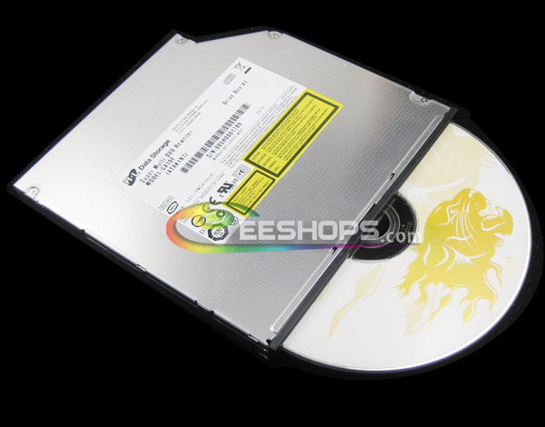 New HL GA10F 8X DL DVD RW Burner SATA Slim Slot-in Drive  LabelFlash