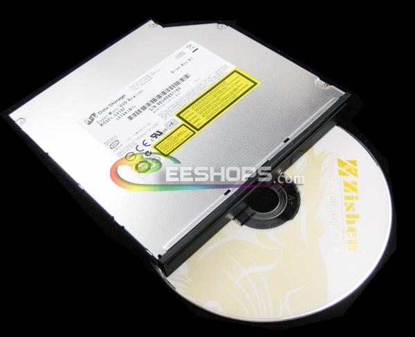 New HL GA10F 8X DL DVD RW Burner SATA Slim Slot-in Drive   LabelFlash