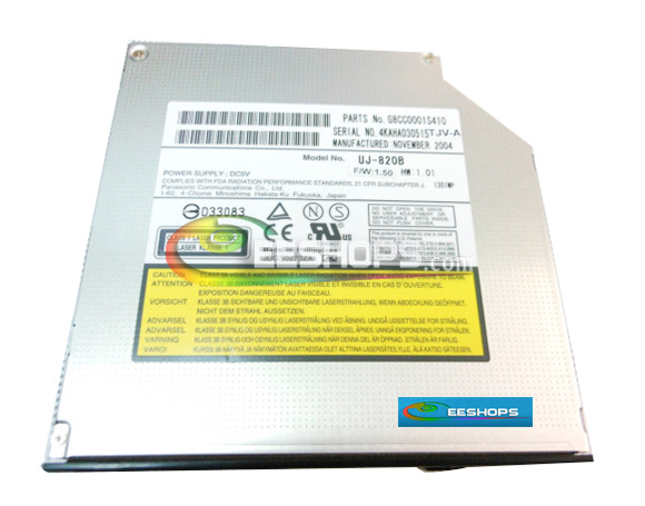 New for Panasonic UJ-810 UJ-820 UJ-820B UJ-830 8X DL DVD RW Writable Burner RW 24 CD-R Writer Tray Slim Internal IDE Drive Wholesale