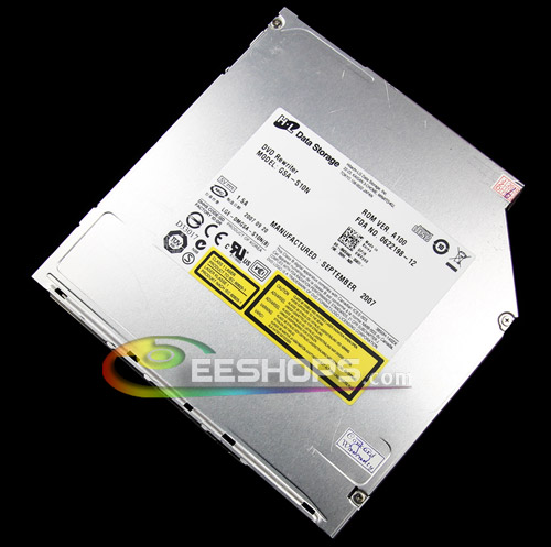 Original HL GSA-S10N 9.5mm Super Slim Slot-in DVD RW Burner IDE Drive