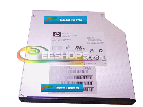 Philip Lite-on DS-8A5LH 8A5L 8X DL DVD RW Burner 24X CD-R Writer 12.7mm Tray SATA Internal Slim Drive for HP CQ35 CQ40 CQ45 CQ60 CQ61