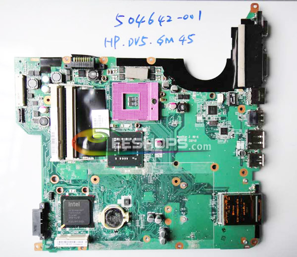 HP DV5 INTEL GM45 Laptop Motherboard Mainboard 504642-001