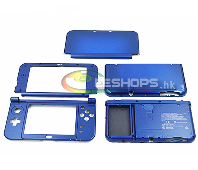 New Offical Outer Housing Case Shell Enclosure Complete 5pcs Full Set Blue for Nintendo New 3DS New3DS LL New3DSLL Japan Console Replacement