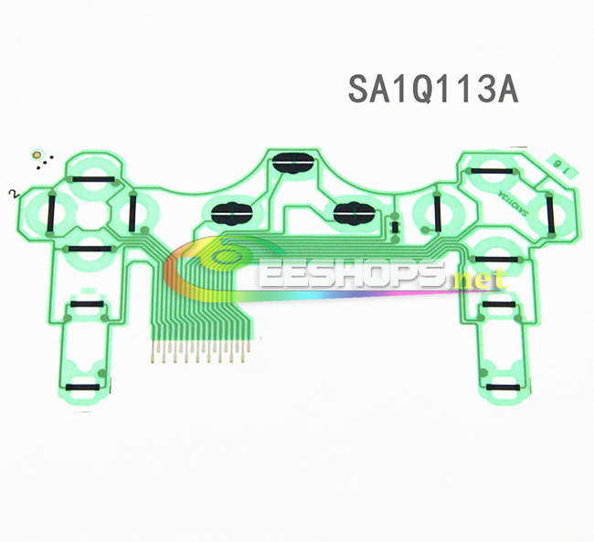 Cheap New KeyPad Key Pad Conductive Button Film Flex Cable SA1Q113A for Sony PlayStation 2 PS2 Controller A Type Replacement Repair Part Free Shipping